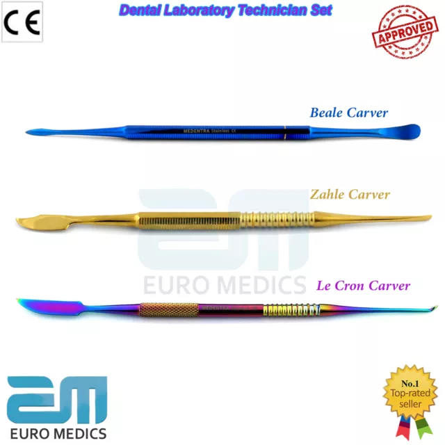 Professional Zahle Beale Lecron Wax And Modeling Carvers Dental Laboratory Tools