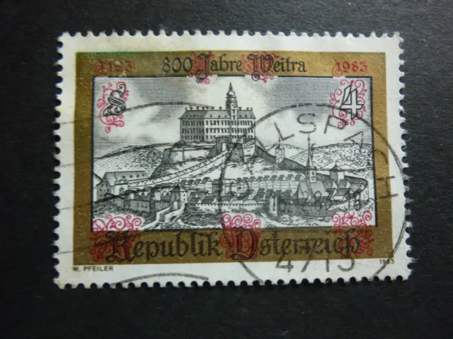 Österreich Mi Nr. 1740 gestempelt 800 Jahre Stadt Weitra  1981