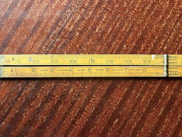 Vintage Rabone Folding 3 Feet Ruler