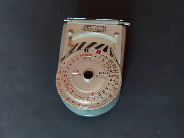 Vintage Photopia NE- 1 Exposure Light meter with original case