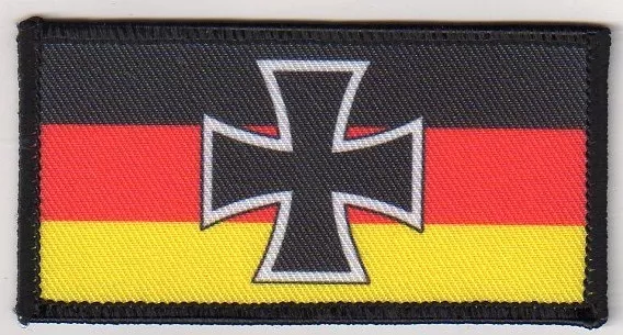 Reichswehrminister"Aufnäher"Patch Deutschland/Eisernes Kreuz 4,5 cmx 9 cm/German