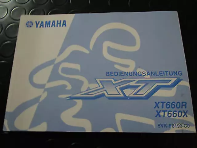 Manuale D'uso E Manutenzione Originale Yamaha In Lingua Tedesca Per Xt 660R- X