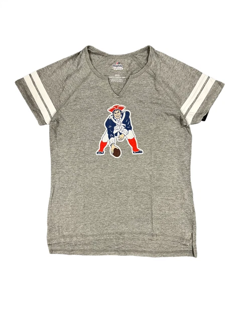 New England Patriots T-Shirt (Size S) Women's NFL Classic Logo Top