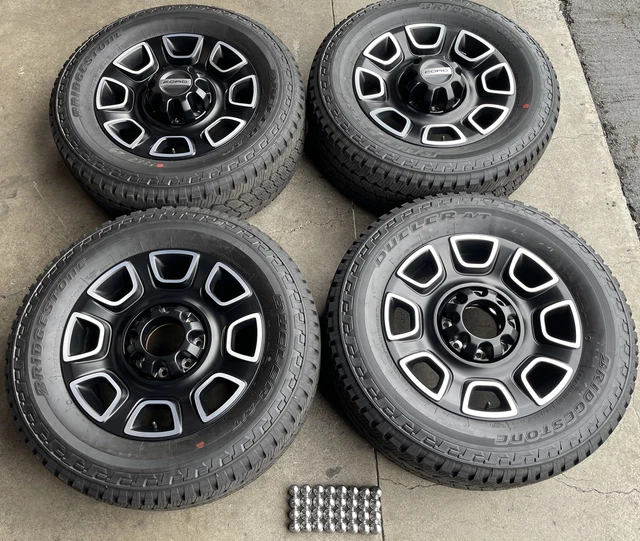 2024 FORD F250 F350 Factory 20 Wheels Tires Oem Rims Lug Nuts Black