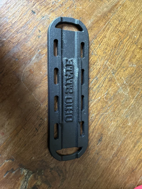 Ohio State cast iron hot dog griller