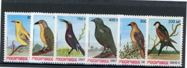 Mozambique 1992 Birds Scott # 1174-9 como nuevo LH