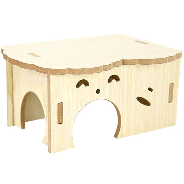 Licht Wiederverwendbare Kleine Hamster Holz Hideout Für Hamster Käfig Schmücken