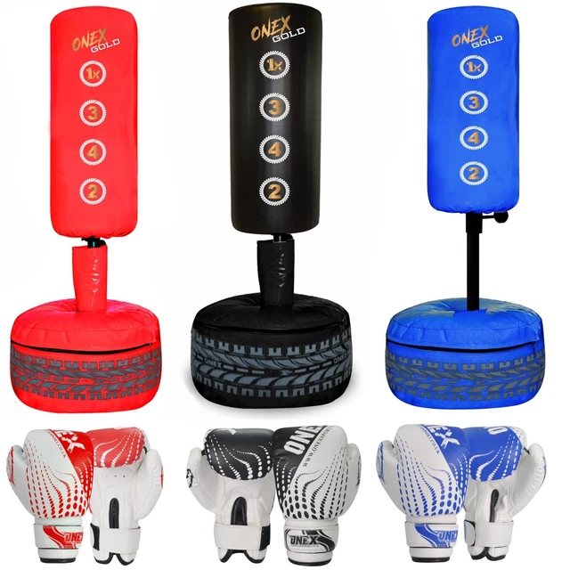 FREE STANDING BOXING Punch Bag freestanding MMA Gym Kick Art UFC