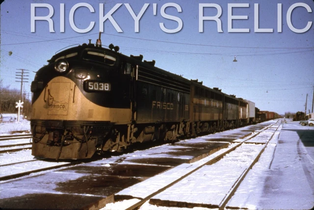 Duplicate Slide SLSF #5038 EMD F7A Frisco 1960's Freight Action Depot