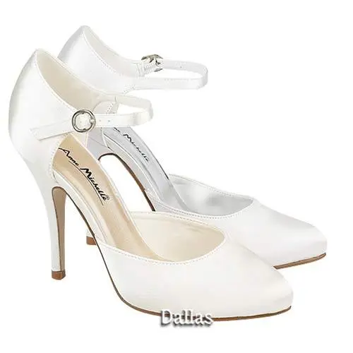 Ladies Wedding Shoes Womens Heels Satin Bridal White Bridesmaid Court Shoes Size 3