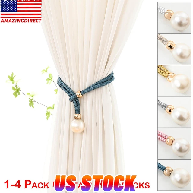 Curtain Tiebacks Window Tie Backs Rope Holdbacks Living Room Bedroom Ornament US