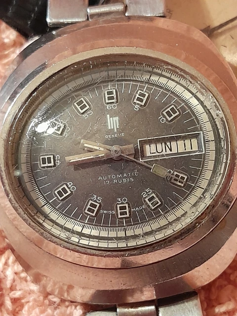 Cadran De Montre LIP Genève Automatic - Cadran Bleu, Pour Calibre A.S. Schild 1916, Occasion