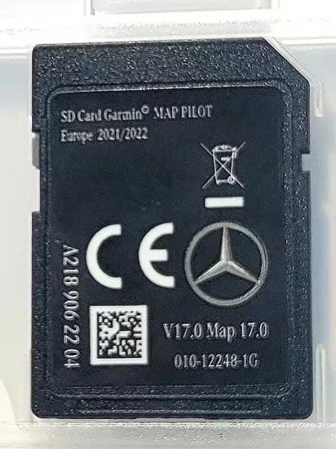 NEW! Genuine Mercedes GARMIN SD CARD V17 2021/2022 MAP PILOT A B CLA E GLS CLASS