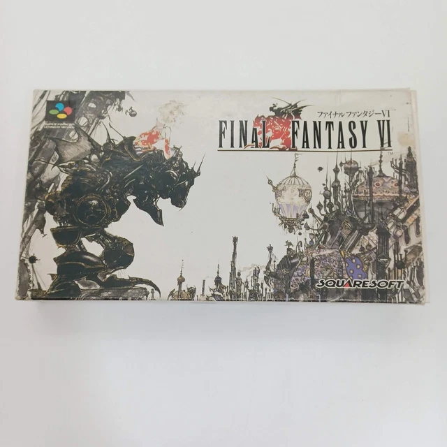 NINTENDO SUPER FAMICOM SFC Final Fantasy VI 6 FFVI FF6 CIB Japan import ...