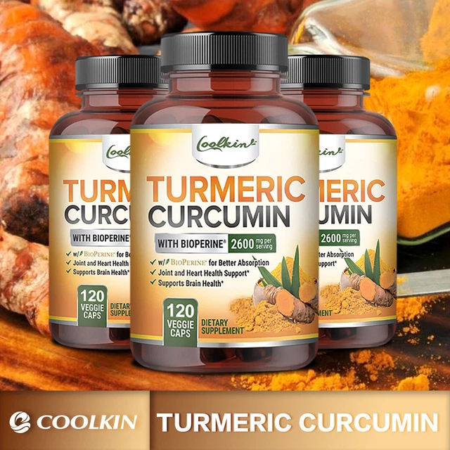 TURMERIC CURCUMIN RELIEVE Bone & Joint Pain,Antioxidant,Potency,High