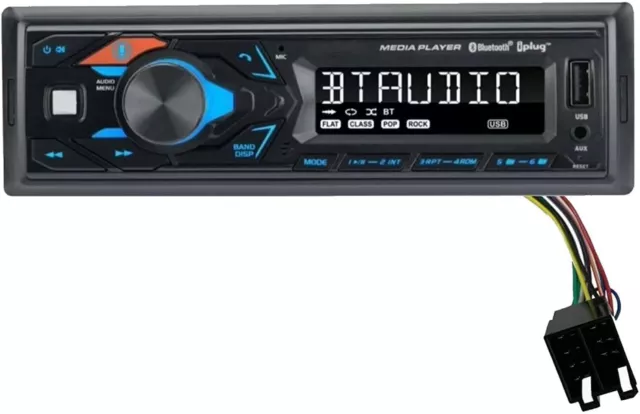 MacDon Tractor Radio | Bluetooth | USB Input w/ Charging + 16 Pin Wiring Harness