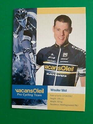 CYCLISME carte cycliste PIM LIGTHART équipe VACANSOLEIL DCM 2011 