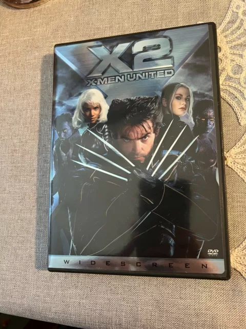 X2  X Men United DVD 2003 XMEN 2 Disc Set Widescreen Hugh Jackman Halle Berry