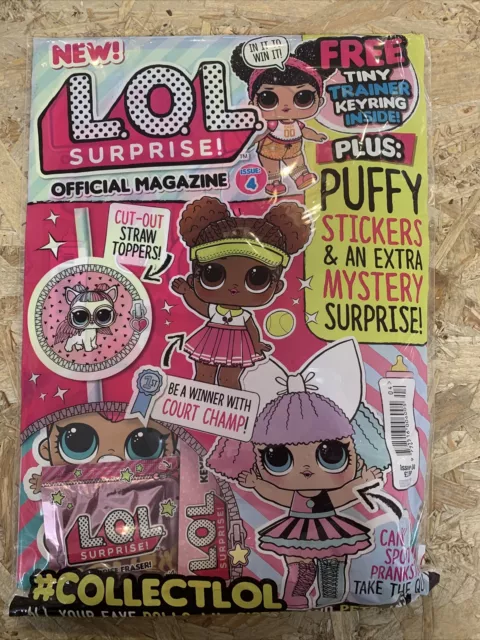 LOL L.O.L. Surprise Official magazine Issue #4 New Hard to find!