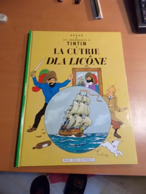 Tintin Tim Kuifje Gallo "La Cutrie Dla Licone"