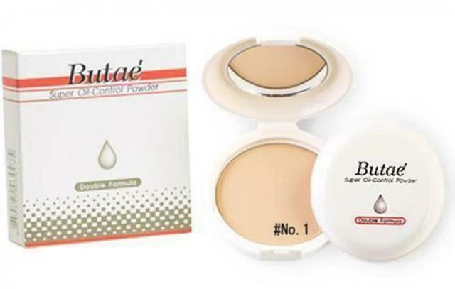 Poudre Compacte Butae Super Oil-Control - 14g, Teinte Beige, Effet Mat - Sans Huile, Sans Cruauté - Expire 2026/2027