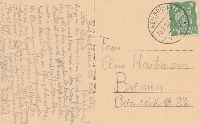 AK Benediktbeuern (Kr. Bad Tölz-Wolfratshausen) 1924 - Ortsansicht mit Kloster 2