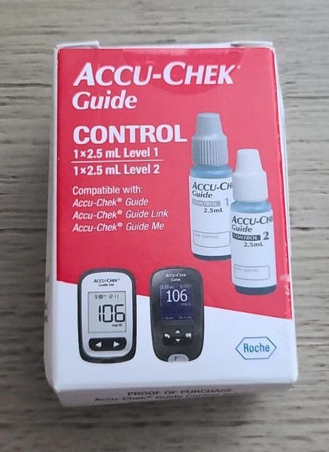 Solución de control de glucosa en sangre Accu-Chek Guide [Nivel 1 y Nivel 2] expira 07/24. #1