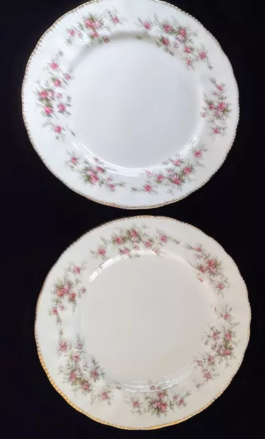 PARAGON Lot Of 2 VICTORIANA ROSE Lovely DINNER PLATES Made In England