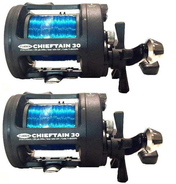 chieftain fishing reel FLADEN Multiplier Flad Fishing Chieftain 30L Multi
