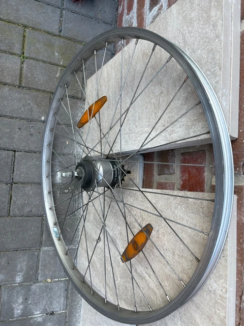 28 Zoll Hinterrad ZAC19 / 7 Fach Shimano Schraubkranz - Schwarz