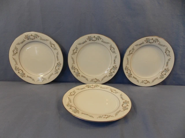 Noritake "Lenore"  4 Bread & Butter Plates 6 3/8"