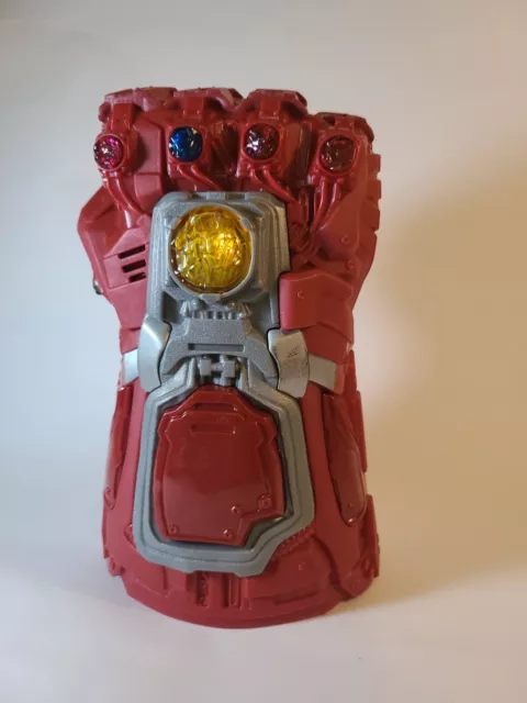 Marvel Avengers Endgame IRON MAN Electronic INFINITY NANO POWER GAUNTLET 10"tall