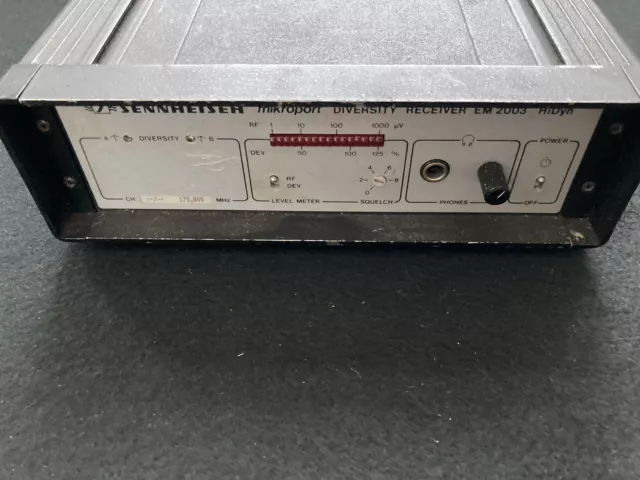Sennheiser  Em 2003-90 RF Diversity Radio Microphone Receiver Tested Working