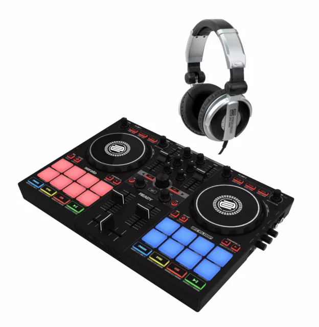 Perfektes DJ Controller Set Ready von Reloop inkl Pronomic KDJ-1000 Kopfhörer
