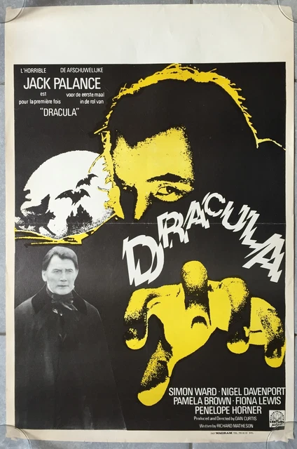 Affiche Belge DRACULA ET SES FEMMES VAMPIRES Jack Palance SIMON WARD