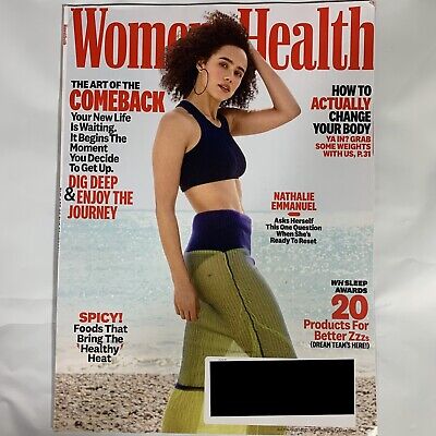 Women's Health Magazine July August  2021 Nathalie Emmanuel  Art Of The Comeback