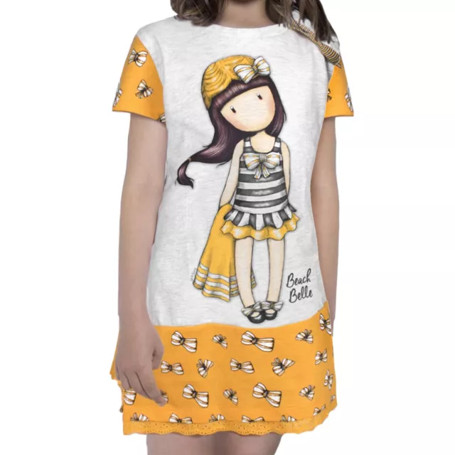 Camicia da notte bambina/ragazza estiva Beach Belle in Cotone 51436 Z032