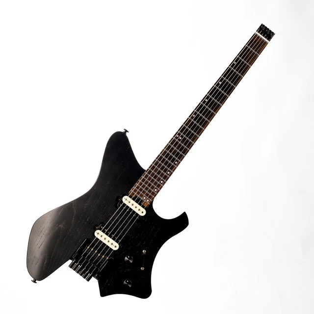 EART HEADLESS ELECTRIC Guitar GW1 Dual Humbuckers Solid Body Electric