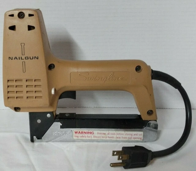 USED Swingline Electric Nail Gun 115V 60Hz Model 32001 No Manual Or Nails 19.99 PicClick
