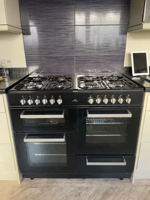 NEW WORLD DUAL fuel 110cm Range Cooker and Stoves extractor fan