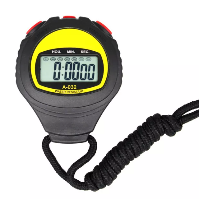 Electronic Stopwatch Professional Running Timer Sports Referee Coach Timer 3