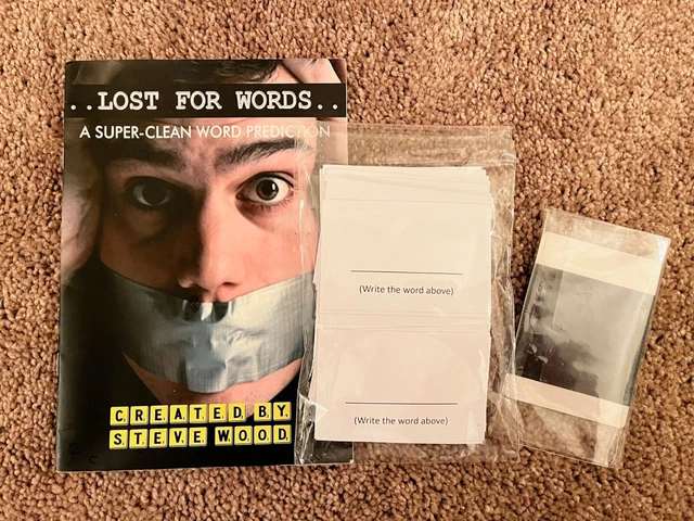 Lost for Words by Steve Wood - Excellent Test Conditions Mentalism Effect