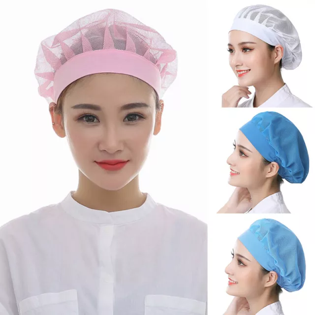 Adult Chefs Hat Catering Baker Elastic Adjustable Men Women Kitchen Cook Cap 06U