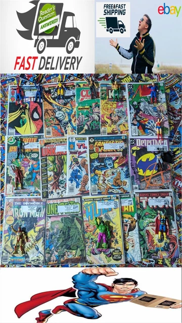 Comic Books Comics Lot Marvel comic Dc Comics Comic Silver Age Comic Graded Huge
