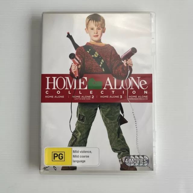 HOME ALONE 1 2 3 4 NEW sealed region 4 DVD 4 discs kids