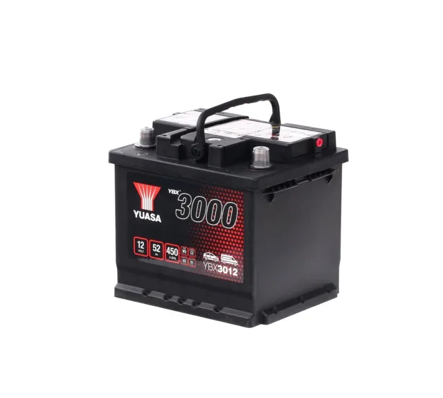 YUASA YBX3012 YBX3000 Batterie SMF 12V 52Ah 450A EN pour VW GOLF VI (5K1)