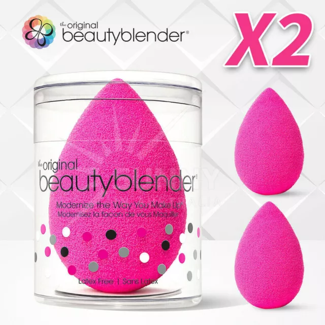 2x The Original BeautyBlender Makeup Applicator Beauty Blender Sponge AU Stock