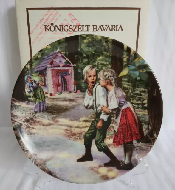 Hansel and Gretel Charles Gehm Grimm Fairy Tales Plate Konigszelt Bavaria 2