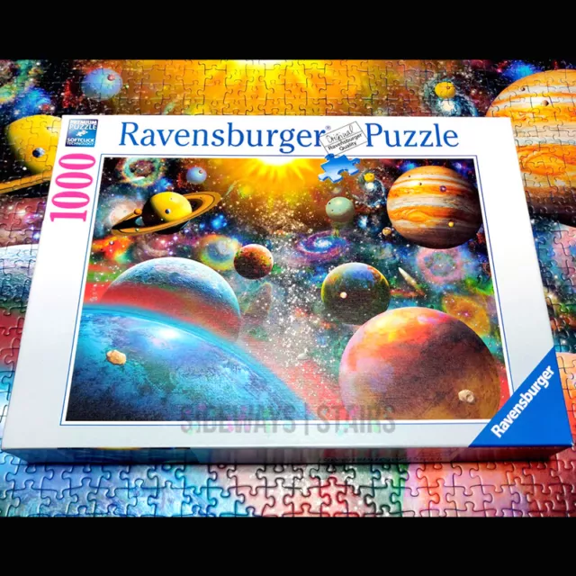 PLANETARY VISION OUTER SPACE PUZZLE Ravensburger 1000 jigsaw 27" x 20" Germany 3
