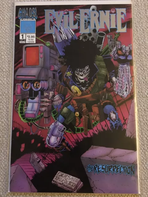 Evil Ernie The Resurrection #1 Very Fine Gold Edition 1993 Choas Comics